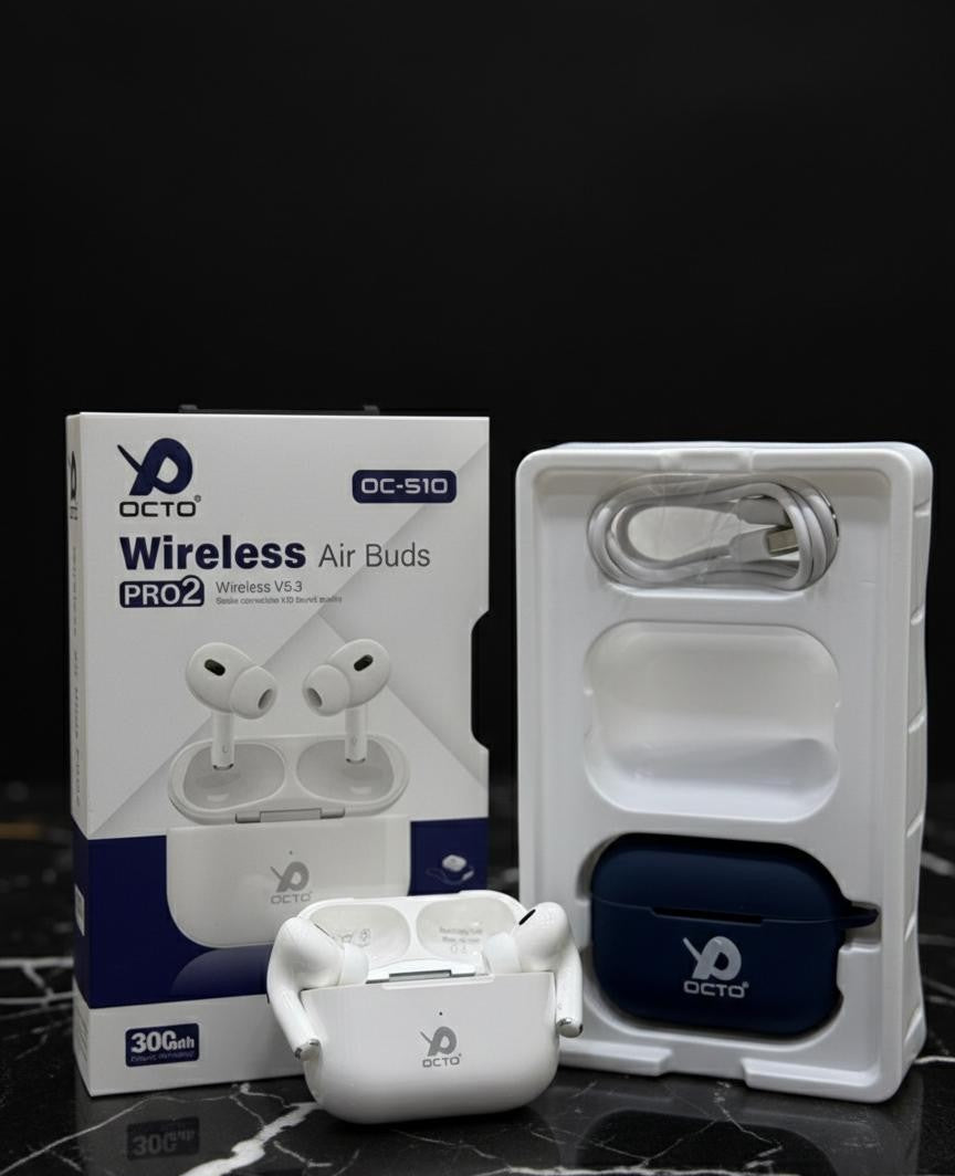 OCTO Wireless Air Buds Pro 2 – Bluetooth 5.3 Earbuds